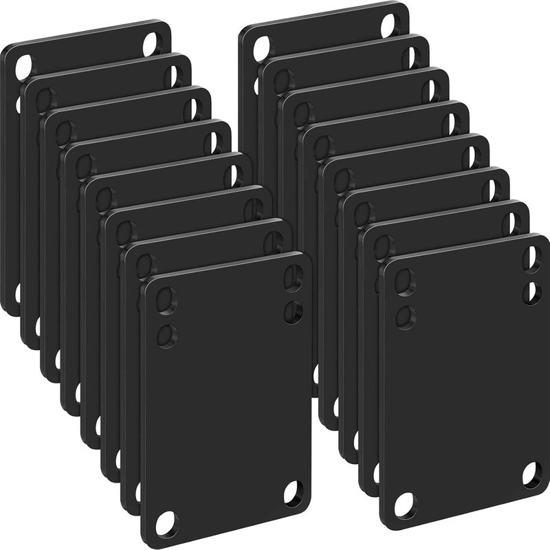 Outus 16 قطعة وسادات صدمة ريسر سكتبورد 3 مم وسادات صدمة لينة للونجبورد وسادات صدمة سكتبورد سوداء لامتصاص الصدمات - Image 1